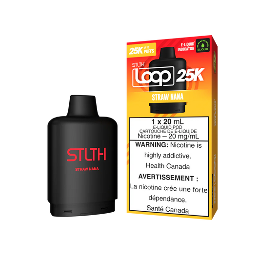 Stlth loop 25k pod Straw Nana