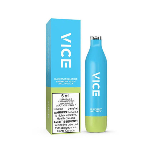 Vice 2500 Blue Razz Melon Ice (Nicotine Free)*