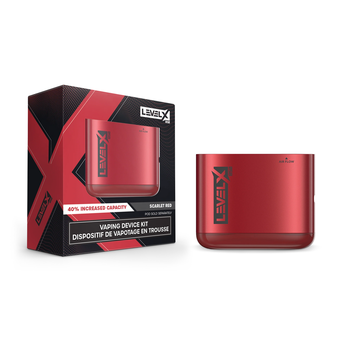 Level X Device Battery 850mah Scarlet Red