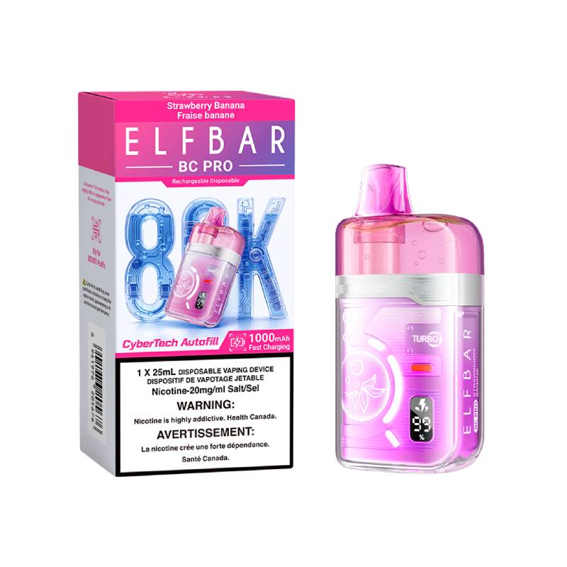Elfbar bc pro 80k Strawberry Banana