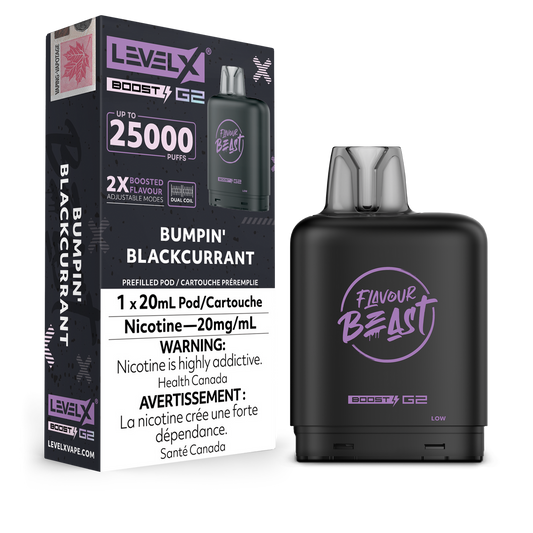 Level x boost G2 25k Bumpin’ Blackcurrant - Provincial Tax