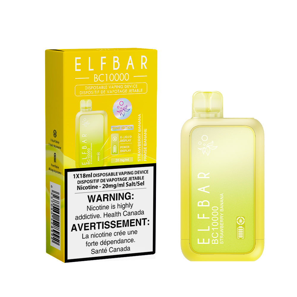 ELFBAR BC 10000 strawberry banana - Provincial Tax