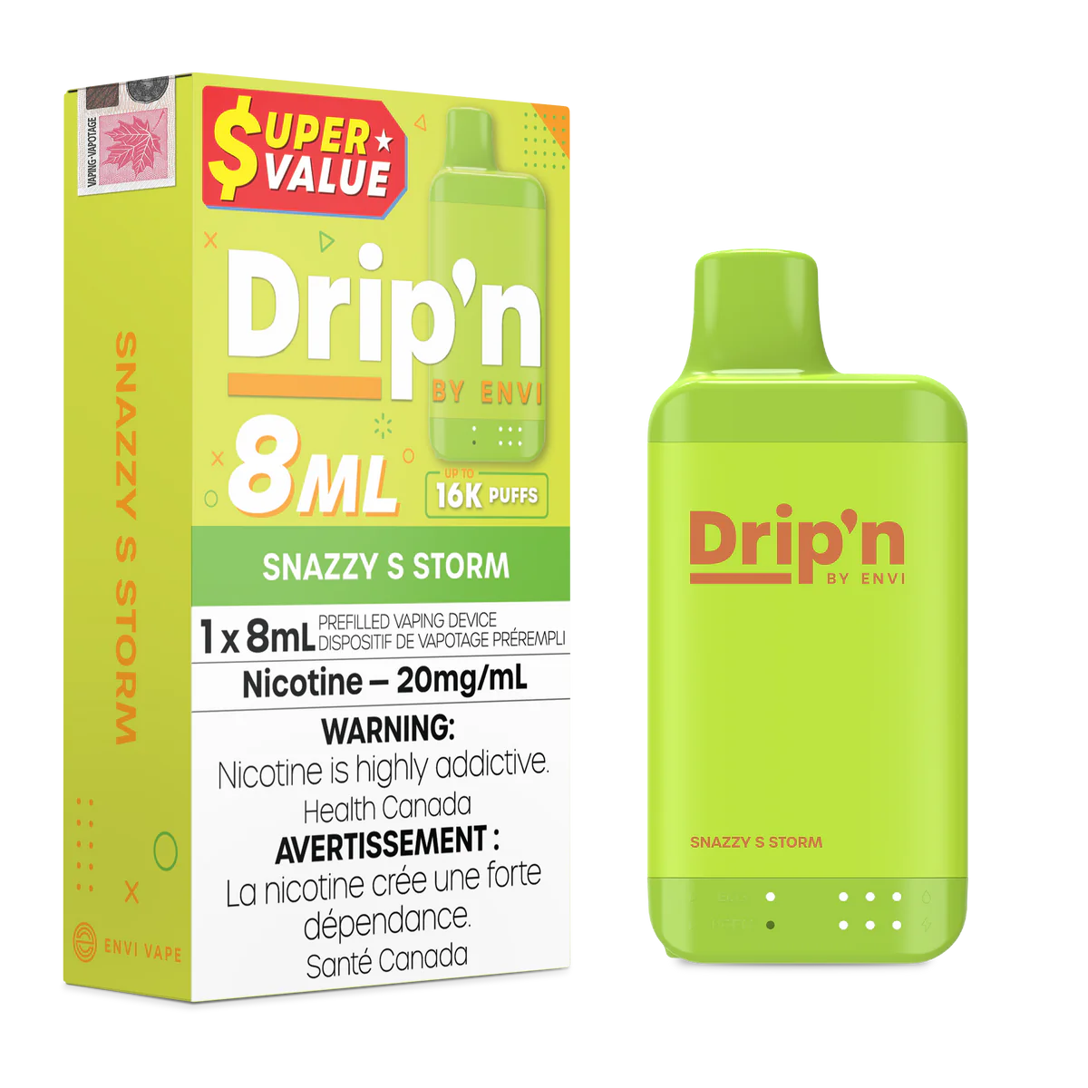 Dripn by Envi 16k Snazzy S Storm