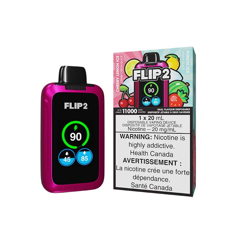 Flip 2 11000 Cherry Lemon Ice + Punch Ice - Provincial Tax