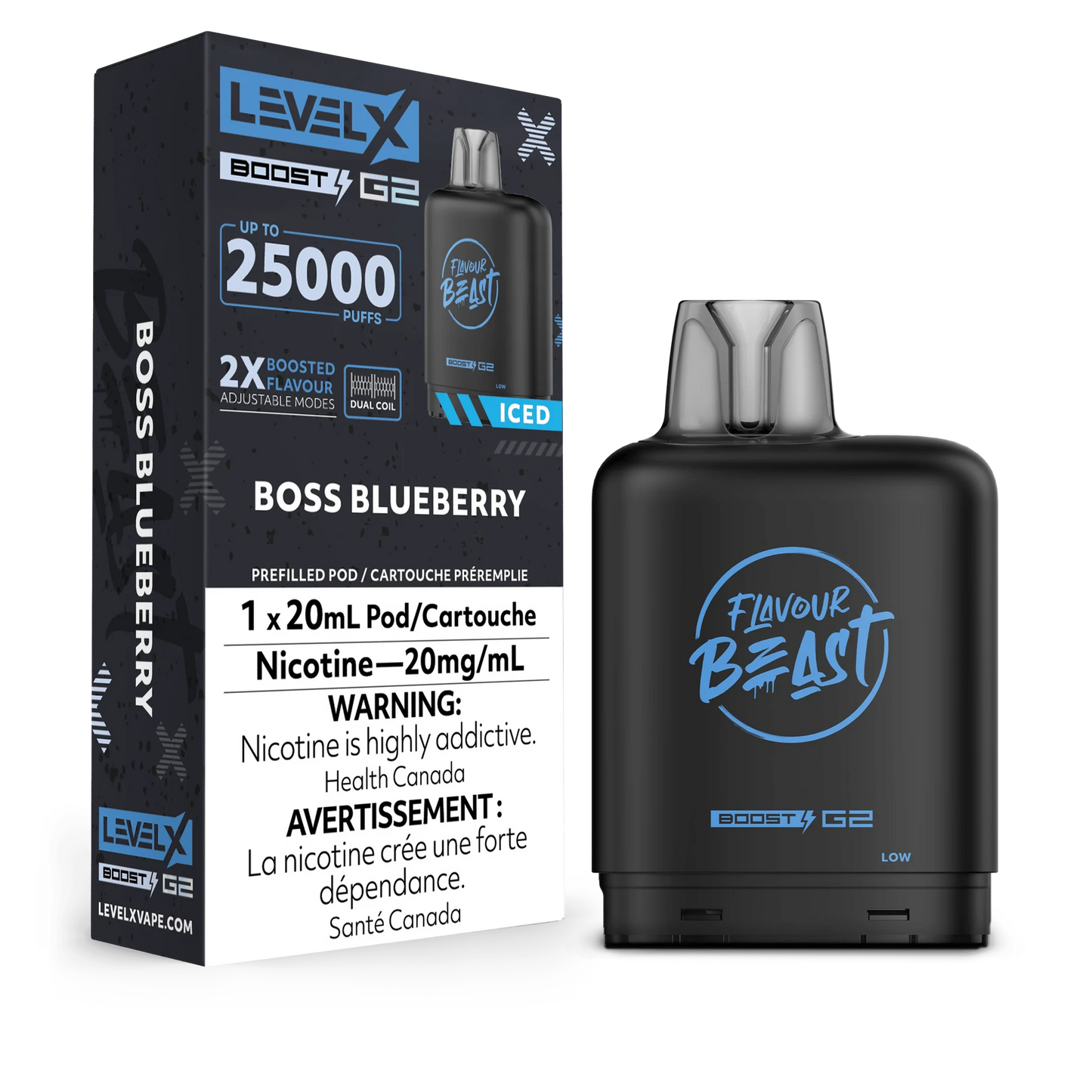 Level x Boost G2 25k Boss Blueberry - Provincial Tax