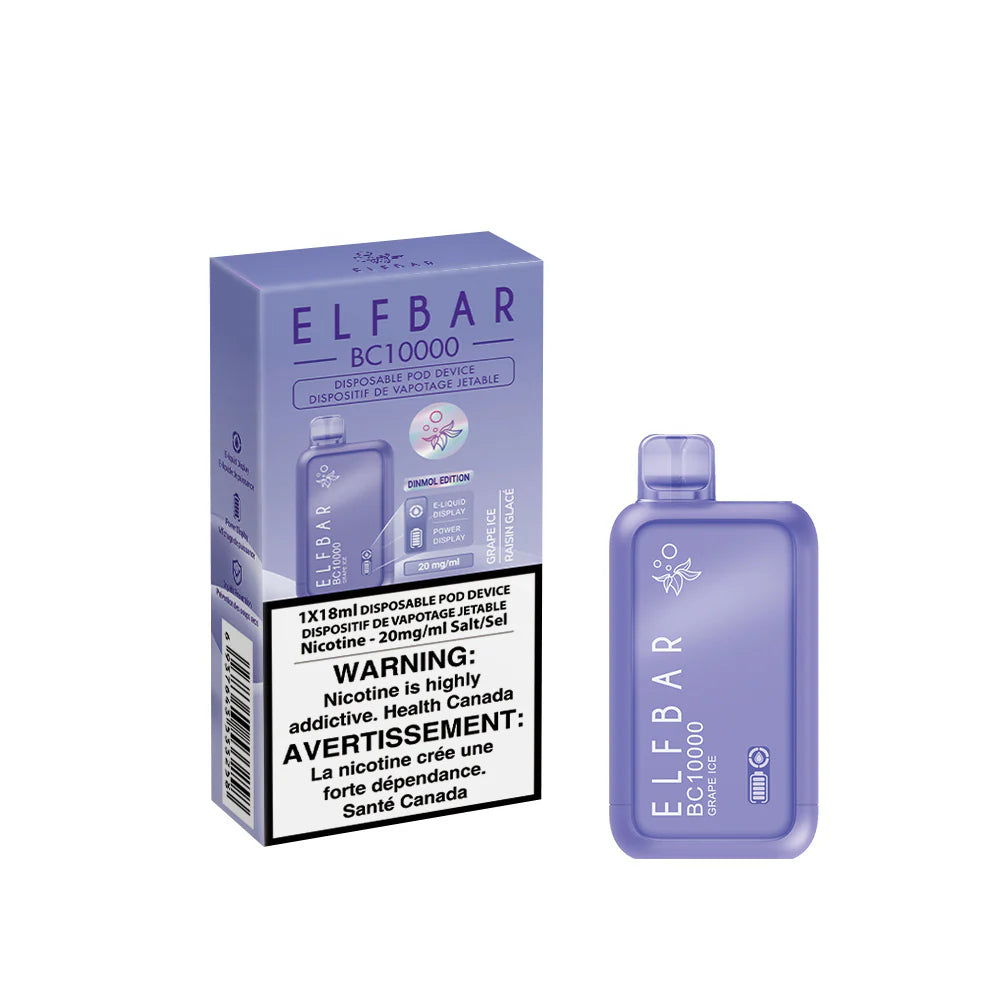 ELFBAR BC 10000 Grape Ice - Provincial Tax