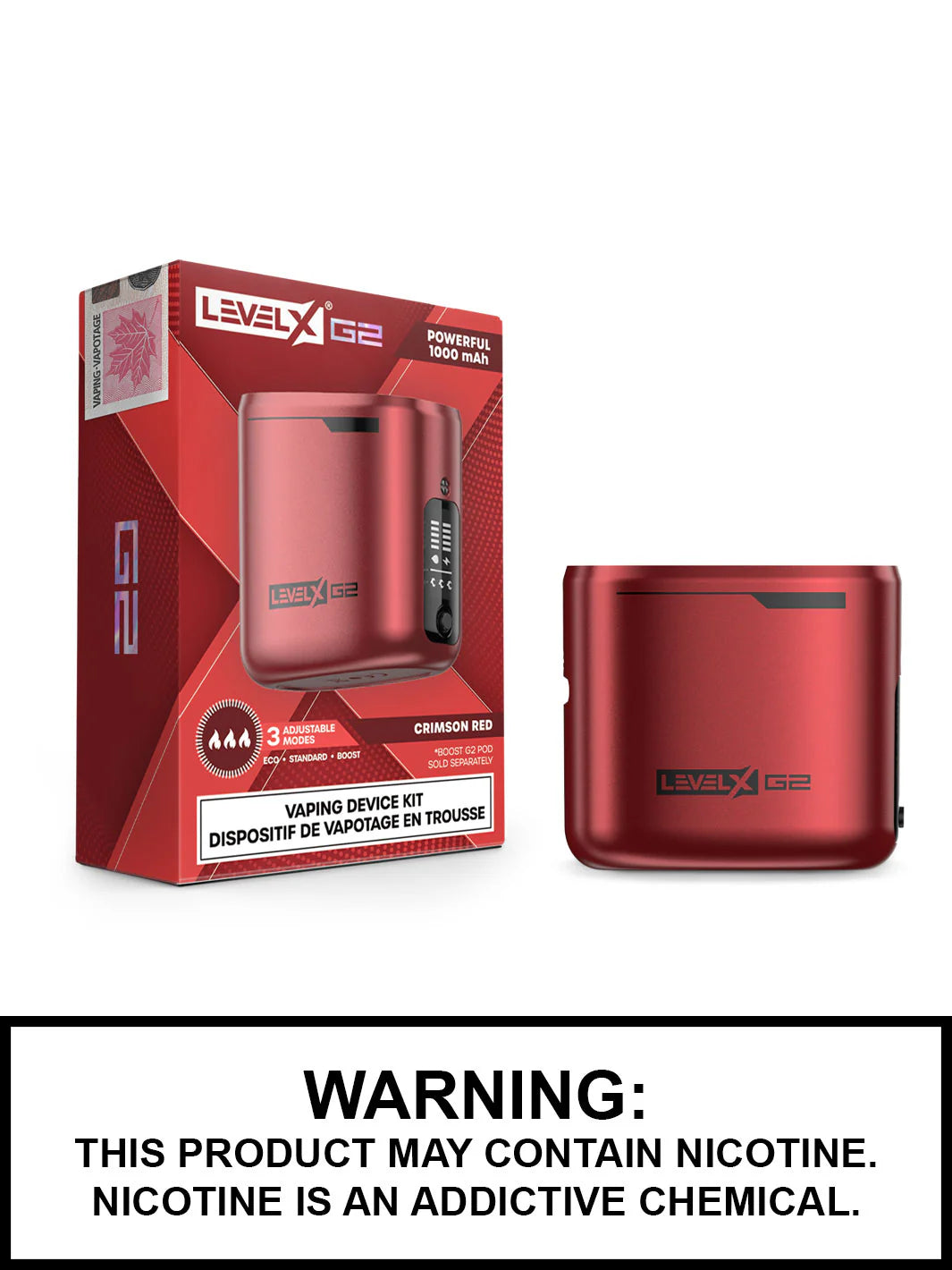 Level X G2 Device - Crimson Red