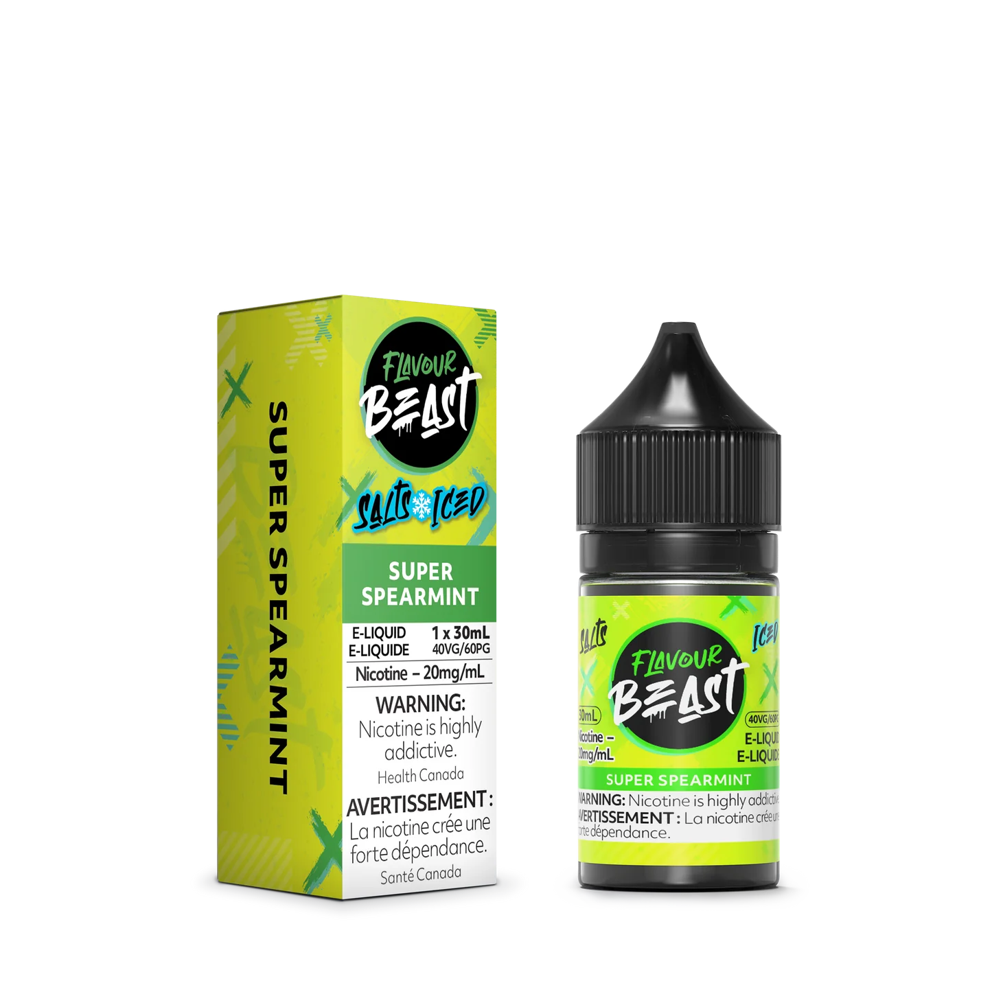 Flavour Beast E-Liquid Super Spearmint 20mg/30ml - Provincial Tax