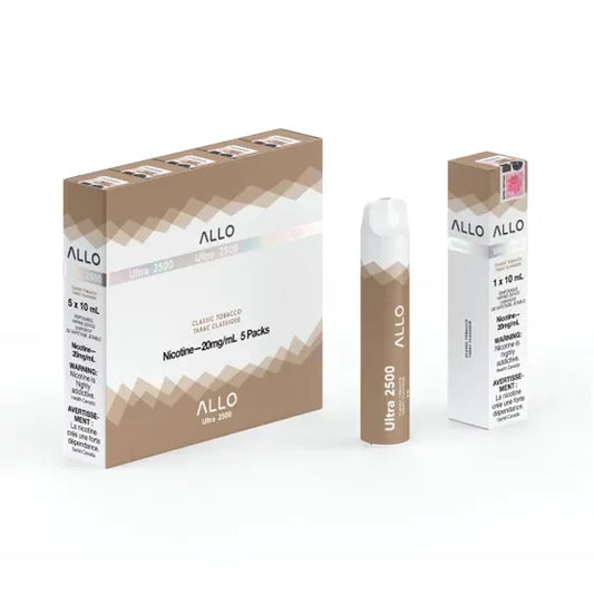 Allo ultra 2500 Classic Tobacco - Provincial Tax