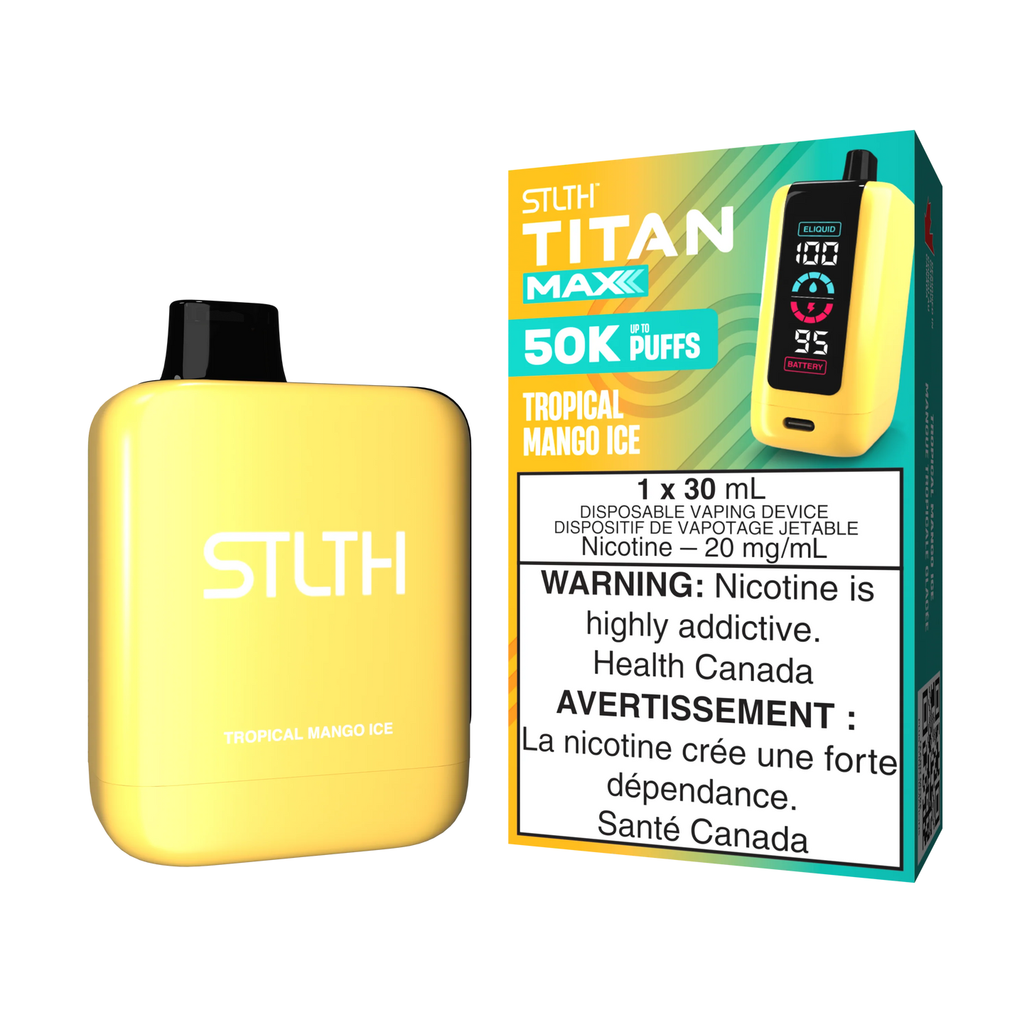 Stlth Titan Max 50k Tropical Mango Ice(Provincial Tax)