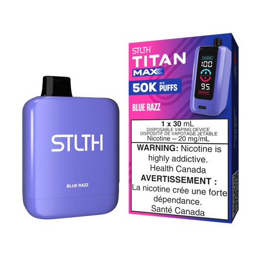 Stlth Titan Max 50k Blue Razz(Provincial Tax)