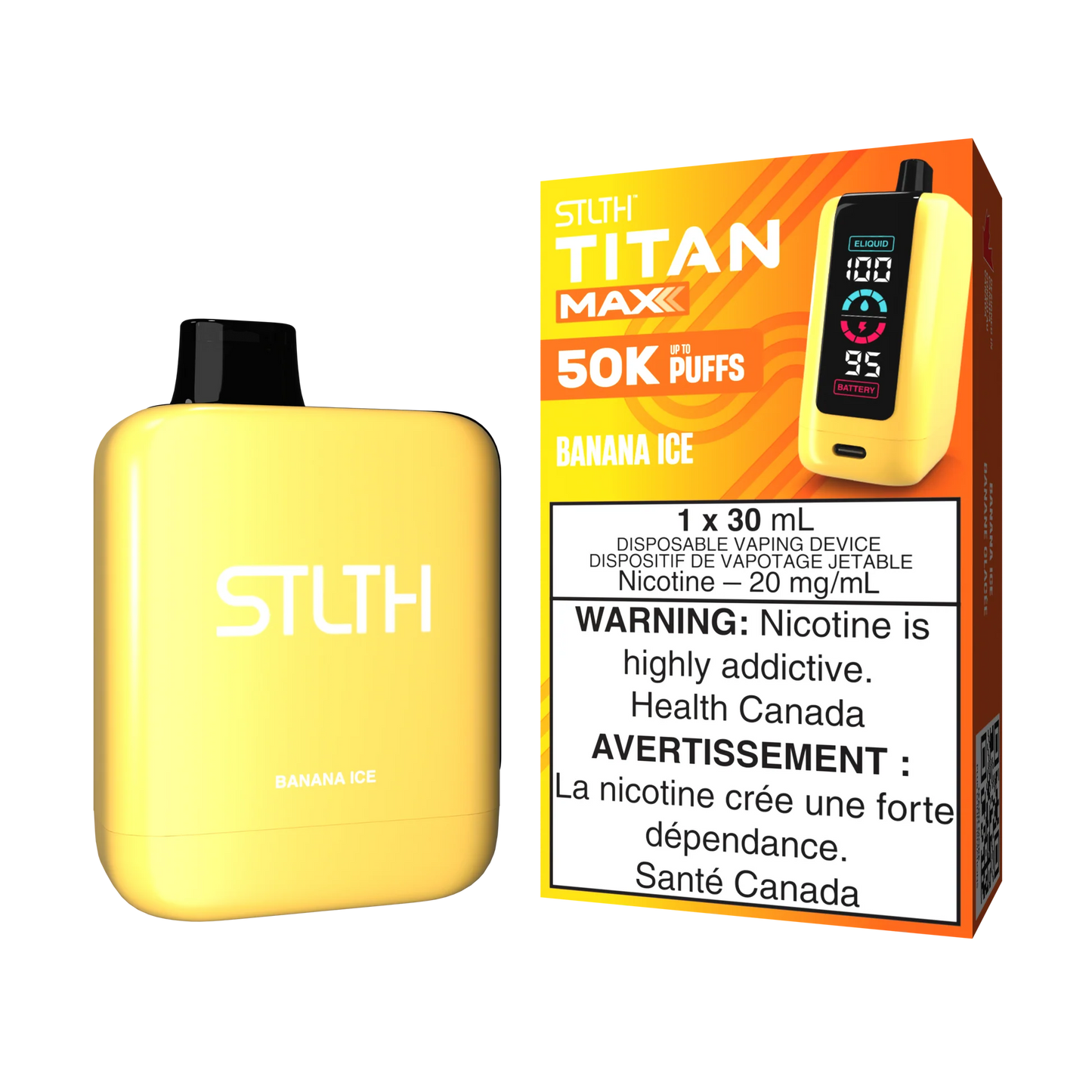 Stlth Titan Max 50k Banana Ice(Provincial Tax)