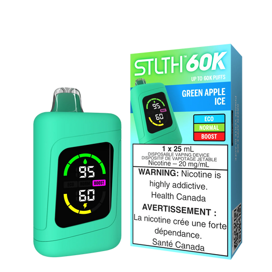 Stlth 60K Green Apple Ice(Provincial Tax)