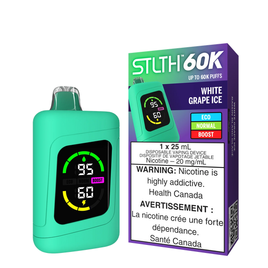 Stlth 60K White Grape Ice(Provincial Tax)