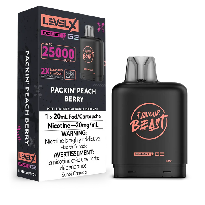 Level x Boost G2 25k Packin’ Peach Berry*