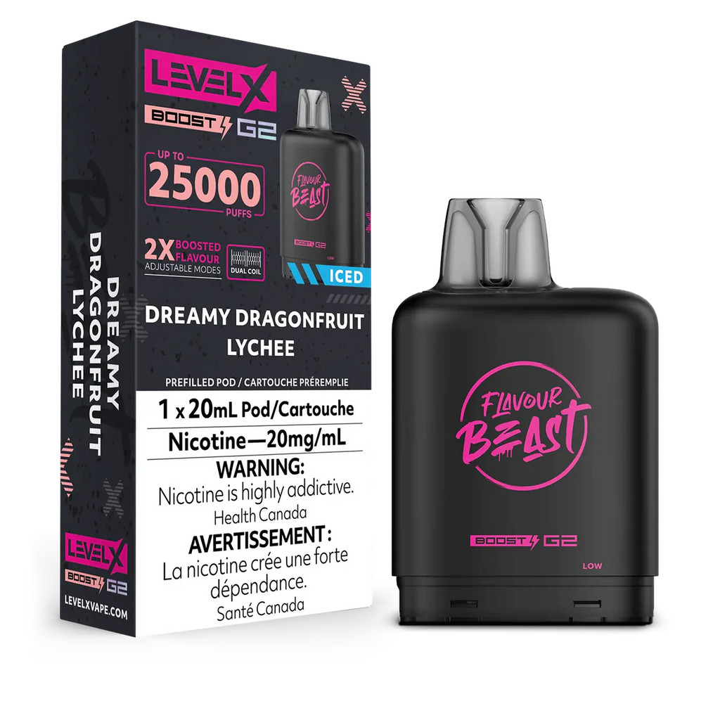 Level x Boost G2 25k Dreamy Dragonfruit Lychee*