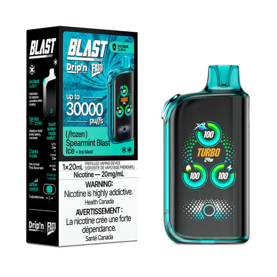 Dripn by Envi Fasta Blast 30k Spearmint Blast Ice*