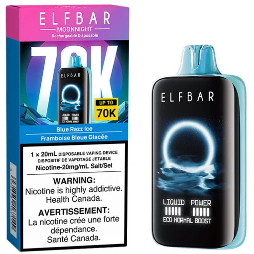 Elfbar MoonNight 70K Blue Razz ICE
