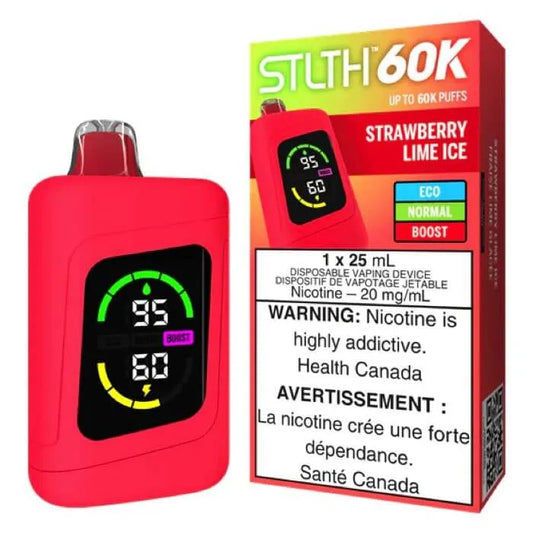 Stlth 60K Strawberry Lime Ice(Provincial Tax)